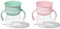 OXO Tot Transitions 360 - Taza de 6 onzas con asas, ópalo y flor, paquete de 2