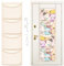 Over The Door Stuffed Animal Organiser, Cotton Toy Storage Holder with 4 Large Pockets, Hanging Door Organiser for Nursery, Bedroom, Kids’ Room, Soft Toy Storage for Children & Baby Items