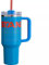 STANLEY Quencher H2.0 FlowState-Trinkbecher, vakuumisoliert, aus Edelstahl, mit Deckel und Trinkhalm, für Wasser, Eistee oder Kaffee, Blau (Azure Reverb), 1183 ml