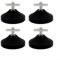 Lot de 4 niveleurs de pieds de table de billard, table de football pied réglage Pad, 8,9 cm, pieds de nivellement de table pour tables de billard, tables de ping-pong, tables de football