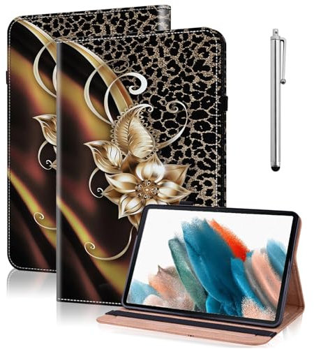 TUOLISG Funda para tablet Amazon Fire Max 11 (13ª generación, 2023) de 11 pulgadas con lápiz capacitivo, funda fina de piel sintética para tablet Kindle Fire Max 11 Tablet Multiángulo Folio Funda-Flor
