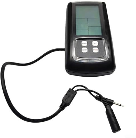 Besttoolifes Heimtrainer Elektronisches Messgerät Indoor Cycling Counter LCD Display Kalorie Geschwindigkeit Zeit Distanz Pulsmesser Fitnessgeräte Workout