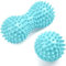 URAQT Set unique de 2 balles de massage différentes,Massage de Trigger Point, Boule Myofasicale, Boule d'exercice,Balle de Massage Pour Masser les Pieds,dos,épaules,Bras