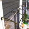 Aluminium-Türüberdachung, Terrassenüberdachung, Fenstermarkise, Außeneingang, Polycarbonat-Abdeckung, UV-Schutz, Regen, Schnee, Schwarz, 121,9 x 91,4 cm