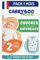 Carryboo – Pañales tamaño 2 (3-6 kg) – Piel sensible – Natural y ultra absorbente, 12 h a prueba de fugas – Sin ingredientes no deseados – Fabricado en Francia – 150 capas desechables – Paquete de 1
