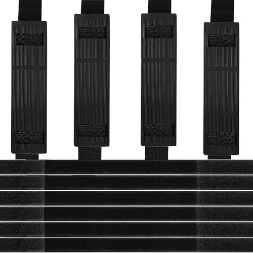 12 Stück Verstellbare Hoverboard Gurte und Hoverboard Ersatzgurte Klettverschluss Hoverboard Kabel Befestigung für Kart Zubehör Selbst Gleichgewicht Scooter (70cm/ 27,58 Zoll)