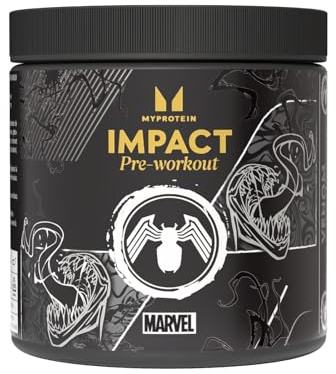 Myprotein Impact Venom Pre-workout | mit 1.6g Beta-Alanin, 150mg Koffein, 3g L-Citrullin-Malat, L-Arginin |Blutorange und Erdbeere Geschmack |40 Portionen |Vegan Pulver