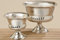 BOLTZE Pflanztopf Übertopf Dekoschale Vase Aluminium 2 er Set