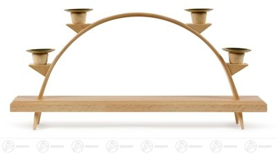Rudolphs Schatzkiste Ersatzteile & Bastelbedarf Schwibbogen unbestückt groß für 4 Pyramidenkerzen Breite x Höhe x Tiefe 34 cmx6 cmx16,3 cm NEU Erzgebirge Lichterbogen Fensterbogen