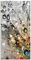 ARTLAND Wandgarderobe Garderobenpaneel Holz mit 6 Haken 60x120 cm Design Garderobe mit Motiv Natur Blumen Pusteblume Wassertropfen Bunt T9IN