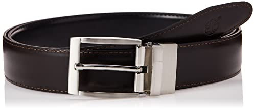 Timberland Herren 35 mm Rev Schnalle Leather Classic Belt Gürteltasche, Kakaobraun, Large