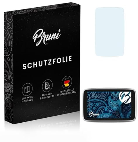 Bruni Schutzfolie kompatibel mit TomTom GO Premium 6 inch Folie, glasklare Displayschutzfolie (2X)