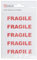 Blick Fragile Aufkleber 19mm x 63mm (35 Aufkleber)
