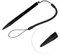 KSTE Screen Touch Pen, Bildschirm Touch Painting Pen, Schirm Noten Anstrich Feder Resistive Stylus mit Federseil for POS PDA Navigator (Schwarz)