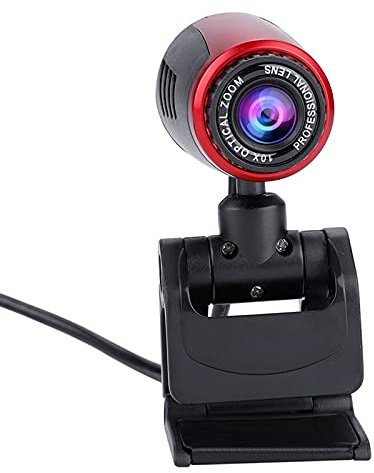 Denash USB2.0 mit MIC HD Webcam Webcam Cam 360-Grad-PC-Laptop-Kamera Plug-and-Play-Streaming-Computerkamera Videoanruf-Webcam für Skype/MSN