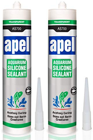 Mitreapel Aquarium 100% Silikondichtmittel (10,5 Fl Oz) Ungiftig Sicher Für Fische|2Er Pack