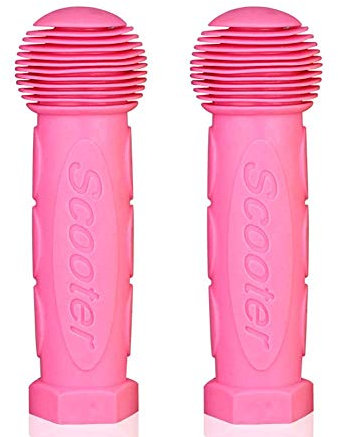 WYK A Pair Rubber Scooter Handle replacement grip for Mini or Maxi Micro Scooter (light pink)