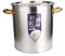 Topf, Catering Handelsübliche Edelstahlkochtopf Mit Deckel, Dunst Lager Topf, For Gasherd/Induktionsherd (10-90L) Stock Pot (Size : 90L)
