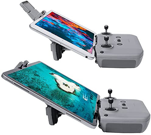 Hensych Soporte Plegable de expansión portátil para Tableta Mavic Mini 2 Soporte para Mini 3 Pro para Mavic 3 para Mavic Air 2S/Air 2 Control Remoto Soporte extendido Soporte de Clip de teléfono