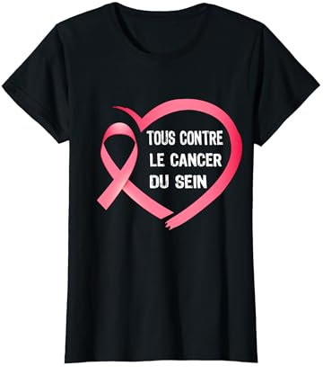 Octobre Rose - Ruban Rose - Lutte Contre Cancer Du Sein T-Shirt