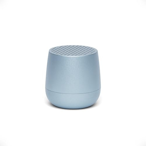 Lexon Mino+ Bluetooth-Lautsprecher, wiederaufladbar, kompatibel mit TWS-Technologie (Aluminium) (Hellblau)