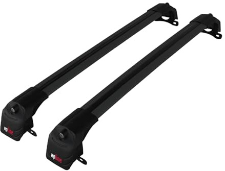 Kompatibel mit Honda CR-V 4 2012-2016 ACE-2 Modell Relingträger Dachträger Auto Gepäckträger Schwarz Aluminium 2 Stangen