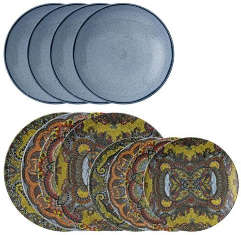 Arthur Krupp Geschirr Set Mandala 12-teilig