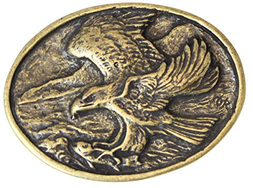 Gürtelschnalle Adler 4,0 cm | Buckle Wechselschließe Gürtelschließe 40mm Massiv | für Jagd-Outfit | Wechselgürtel bis 4cm | Altmessing