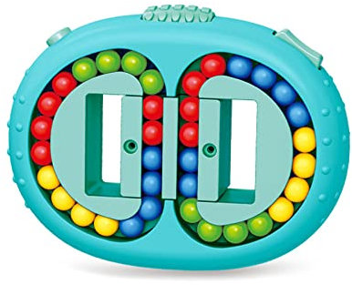 Magic Bean Rotierender Fingerwürfel FAMILIO-Magic Bean Dekompression Spielzeug kreative Puzzle Cube Finger Puzzle Kugelklassifizierungsspiel Geburtstag Geschenk Party Geschenke für Kinder