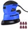 Electric Sander for Wood, 12000 RPM 130W Mouse Detail Sander with Dust Collection System for Home Decoration, Compact Multi-Sander with 6Pcs Sandpapers (80 & 120 & 240 Grits) for Furniture Finishing