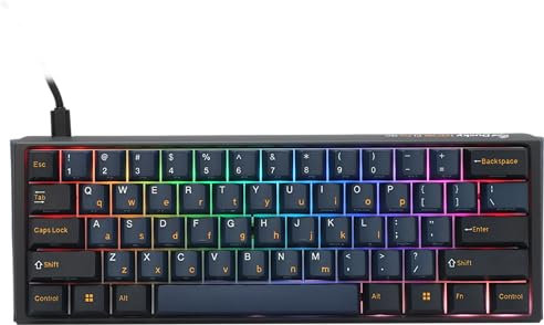Ducky One 3 Mini Pro Nazca 8K 60% RGB Triple Shot PBT Tastiera Meccanica - Cherry MX2A Marrone