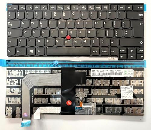 INFOELETTRONICA LO STORE DELLA CONVENIENZA E QUALITA' Tastiera Italiana per Lenovo THINKPAD T460S T470S con Trackpad