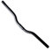 Robuster MTB-Fahrradlenker, 25 x 4 mm Durchmesser, Aluminiumlegierung, schwarz, einfache Installation und ultraleicht (540 mm)
