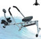 Faltbare Rudergeräte, Ultra-leise, hydraulische Fitness-Rudermaschine, multifunktionales Heim-Vollsport-Fitnessgerät zum Abnehmen mit Verstellbarer Fußstütze un