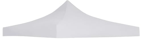 Swpsd Party Tent Roof Replacement Roof Tent Top Patio Canopy Gazebo Marquee Top Cover UV and Water Resistant for Garden Gazebo 600D Oxford with PVC Coating 300x300 cm White Garden Garden