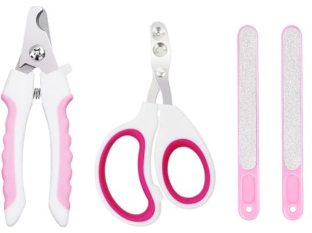Dog Nail Trimmers,Cat Nail Trimmer,Dog Nail Clippers,Cat Nail Clipper,Professional Pet Nail Clipper,Razor Sharp Blade,with Protective Lock,Precise Trimming, Free Nail File