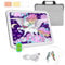 KEIWRLIGHT A4-Lichttafel für Tracing-Pad – wiederaufladbarer, tragbarer dünner Leuchttisch, 3 Farben, stufenlos, 6 Helligkeitsstufen, A4-Lichtbox für Diamantmalerei, Kunst, Kinder, Erwachsene, mit