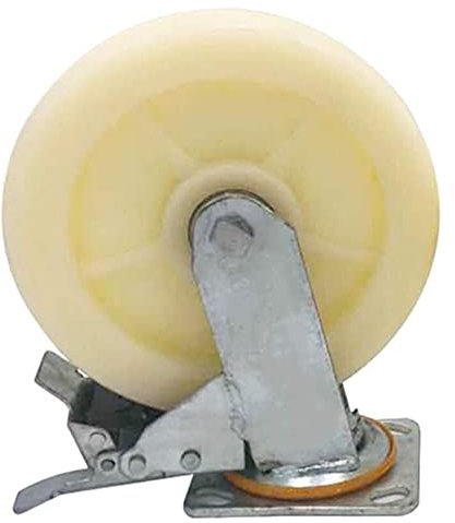 Trolley-Räder, Flaschenzug, Bett-Lenkrolle, schwere Lenkrollen, 4er-Pack, Bockrolle mit Bremse, keine Kratzer und Geräusche, Größenbezeichnung: 8 Zoll, Farbbezeichnung: B -A (Farbe: C, Größe: 8 Zoll)