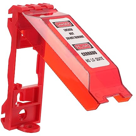 SEWOART Sicherheits Lichtschutz mit Kindersicherung aus Kunststoff Universelle Elektrische Wand Schalter Sperre 120x45x26mm für Elektrische Geräte und Steckdosen