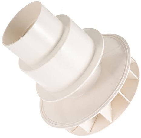 ORFOFE Downspout Drain Fitting Siphon Rain Funnel for Garden Drainage Decking Drain