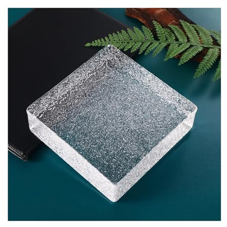 ZNQNDSR Rechteckige Kristallsteine, Klare Glasblock-Dekoration Für Zuhause, Badezimmer, Schlafzimmer, Wohnzimmer, Bar, Hotels(10PCS)