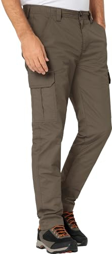Spitzbergen Thermohose Herren, gefütterte Freizeithose mit 100% Baumwollflanell, ideal als Sporthose, Wanderhose oder Outdoorhose lang an kalten Tagen, Gr. 24-60