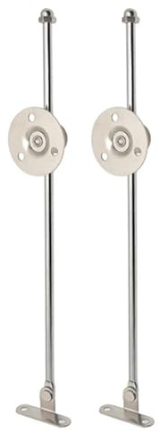 Cerniera dell'anta del mobile 2x Supporto for porta piatta, supporto for coperchio dell'armadio, cerniera for sportello dell'armadio, guide scorrevoli for coperchio a ribalta, cerniere in argento