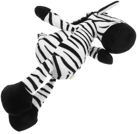 IMIKEYA Zebrapuppe Kinderspielzeug Zebra Kuscheltiere Kleine Kuscheltiere Großes Ausgestopftes Zebra Zebra Plüschtiere Zebra Plüschtiere Süße Kuscheltiere Plüschtier Kurzer