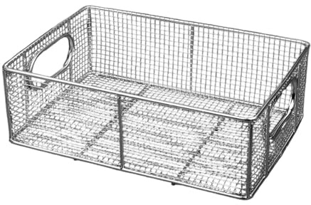 SZLIFE per friggitrice, scolapasta da cucina, rettangolare, per friggere e servire alimenti per cucine commerciali, 30x20x10 Centimetri