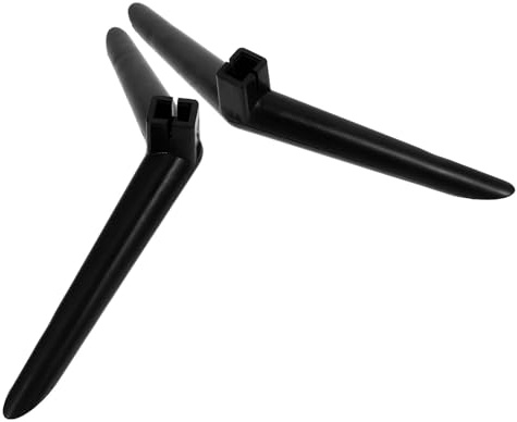 LALADEFIEE Universal TV Base Stand Pedestal with Screws Replacement Legs for 24-Inch Televisions Tabletop Support Suitable for Home Use