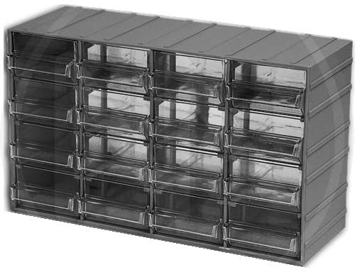 CASSETTIERA PLASTICA MAURER 24 POSTI - ORGANIZER