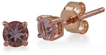 Gemondo 9 karat Rose Gold Morganit Ohrstecker Ohrringe