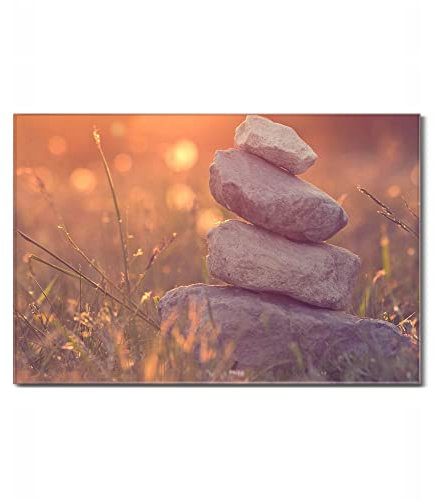 banjado Glas Magnettafel (45 x 30cm) - Magnetwand Glas - Magnetpinnwand als Memoboard - Pinnwand Magnettafel Küche, Büro, Kinderzimmer - Mein Ort