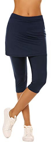 MAXMODA Damen Sportskort Tennis/Hockey/Golf Sport-Hosen Rock/Skort, Winddicht mit viel Farbe